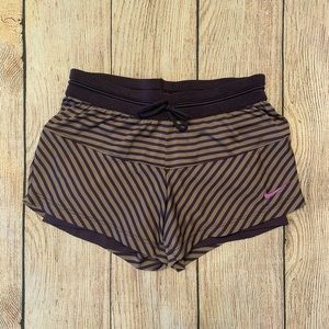 Striped Nike shorts
